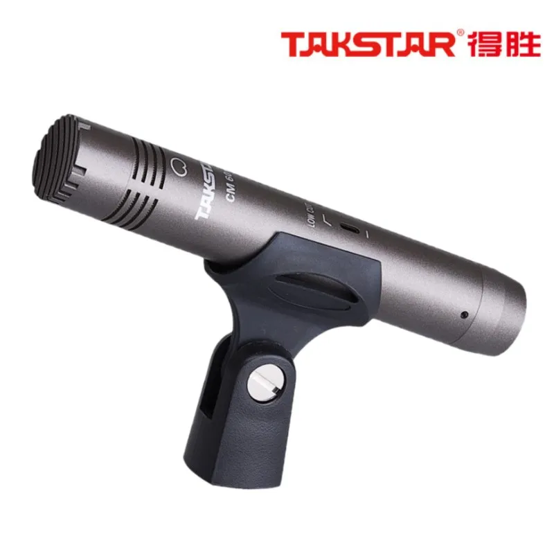 

Hot Sell TAKSTAR CM-60 Professional Diaphragm Condenser Microphone Moisture Resistant XLR Cardioid Mic 48V Phantom Power Supply