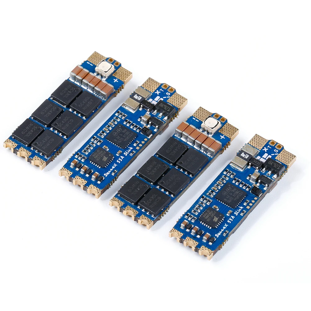 4 шт. 35x11 мм IFlight SucceX 55A Slick 2 6S blheli _ 32dshot1200 бесщеточный HV ESC RGB светодиодный для RC FPV