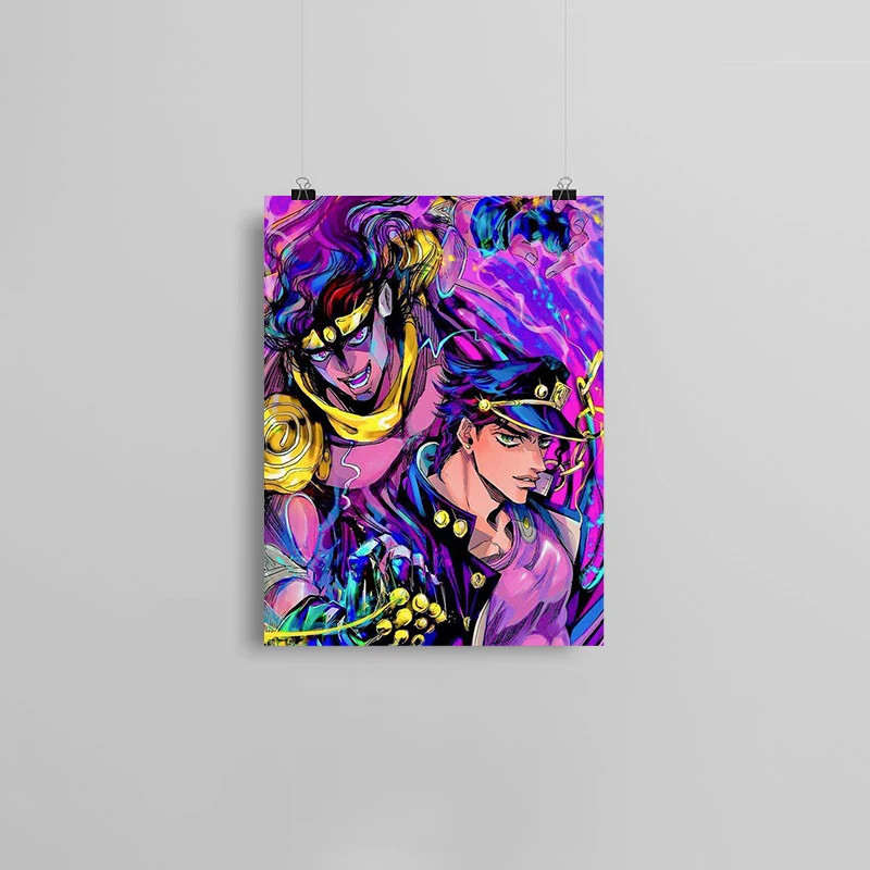 

Настенный постер Jotaro Kujo Star Platinum, невероятный Настенный декор для гостиной, спальни, кабинета, украшение для дома
