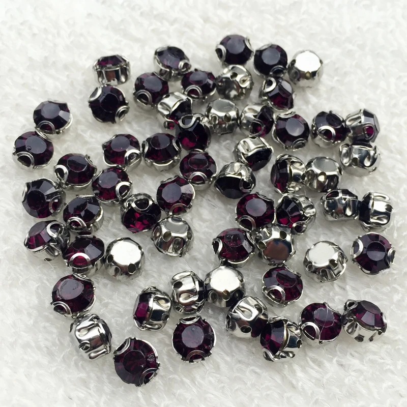 6 мм 100 шт. 3D Защита от царапин стразы пришивные камни кристаллы без стекла DIY