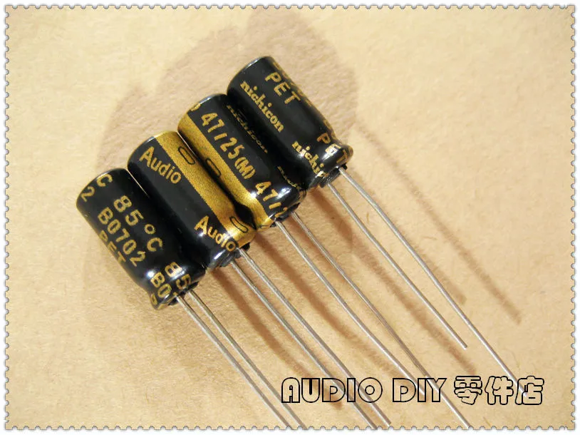 20 шт./100 шт. электролитический конденсатор Nichicon AUDIO Series 47 мкФ 25V 25V47UF | Электронные