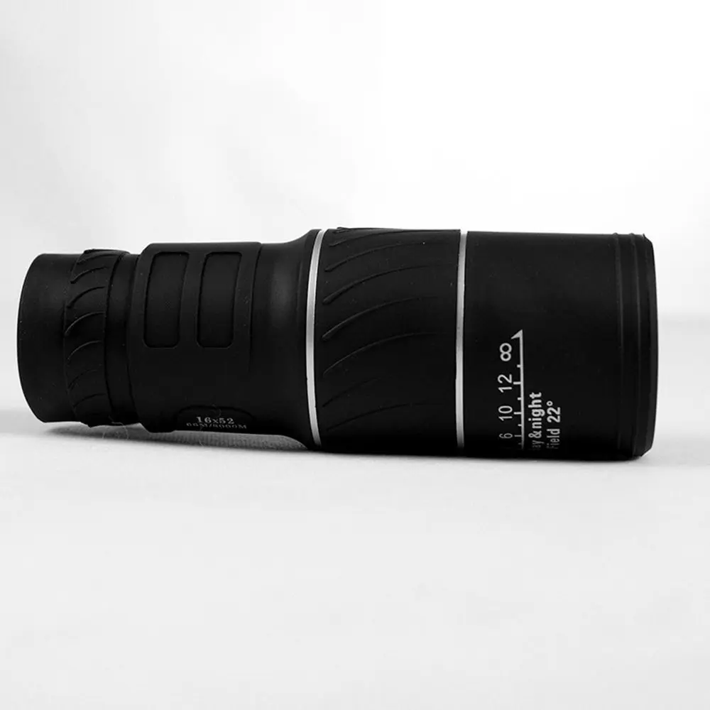 

Professional 16X52 Monocular Monocular Telescope HD Vision Prism Scope With Compass Phone Clip Tripod for Outdoor Camping