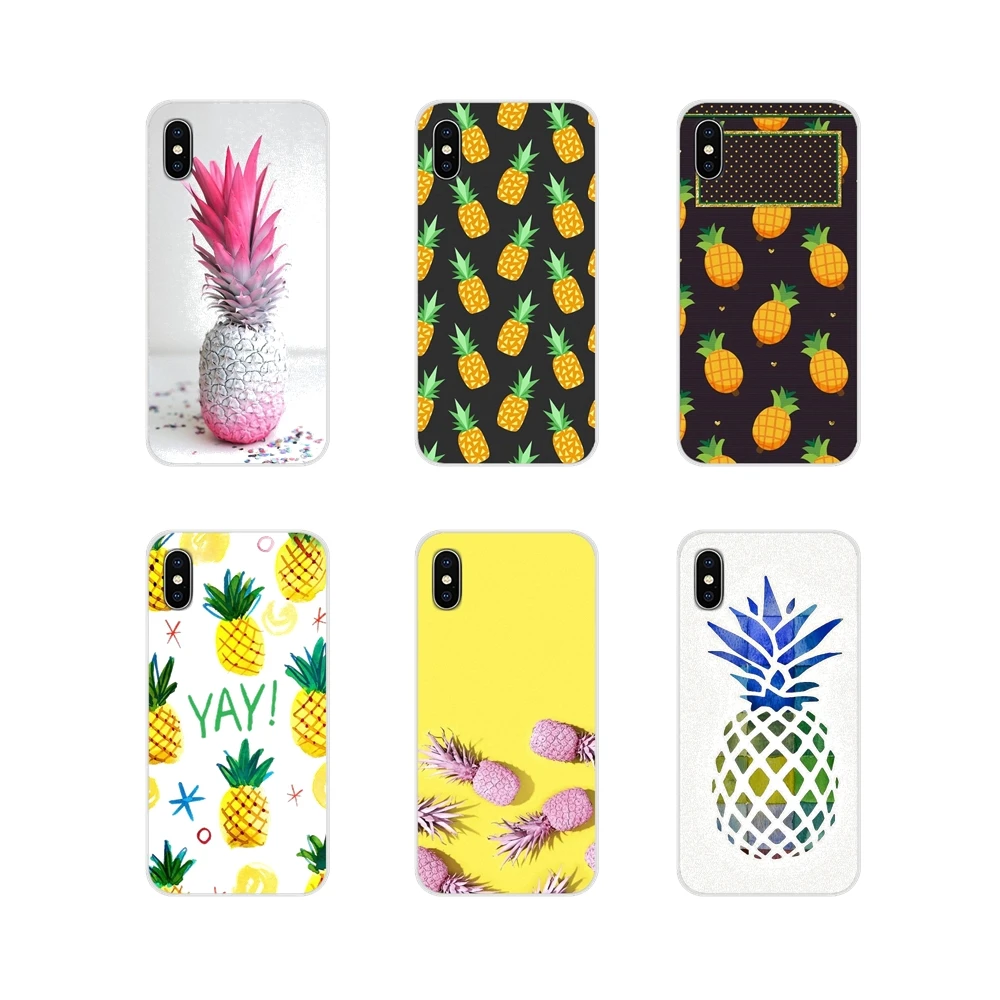 Аксессуары в виде фруктов и ананасов чехлы для телефонов Xiaomi Mi4 Mi5 Mi5S Mi6 Mi A1 A2 5X 6X 8 9