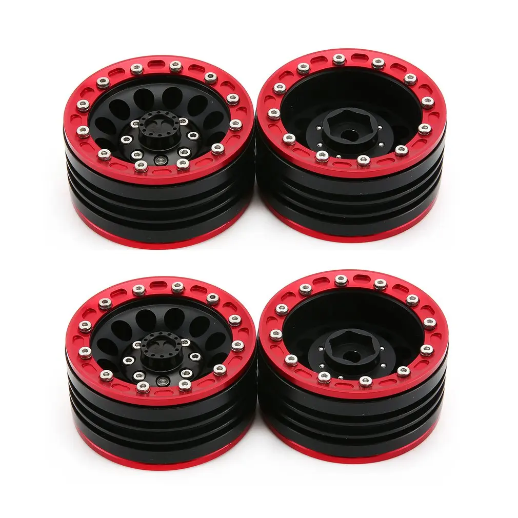 2 шт. колесные диски из алюминиевого сплава 1 9 для 1/10 RC Crawler Axial SCX10 II 90046 TRX4 D90 |