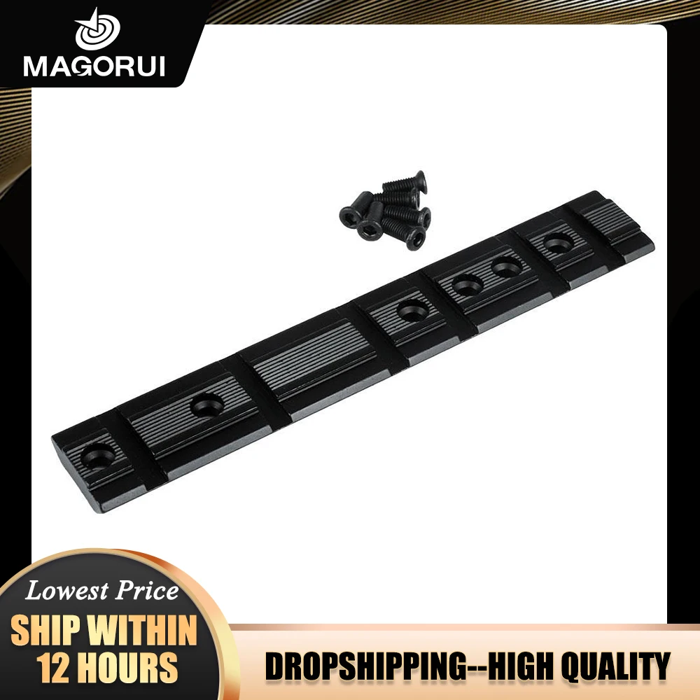 

Тактический 11 мм/20 мм удлинитель прицела ласточкин хвост Вивер Пикатинни рельсовый адаптер базовое крепление тактические охотничьи аксесс...