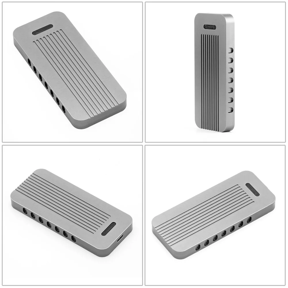 M key M.2 SSD портативная Мобильная коробка USB 3,1 type-C для NVMe PCIe 3,0 4x M2 для Intel 760P 960 EVO SM961 950 pro NGFF HDD корпус