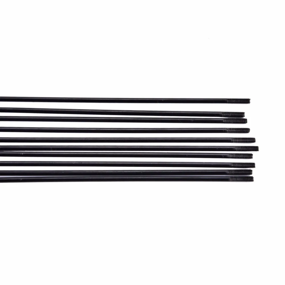 10PCS 12 mm steel spoke 14G Bicycle Spokes Diameter spokes Carbon Steel Electric Bike Length 170~286mmmm Black Color | Спорт и