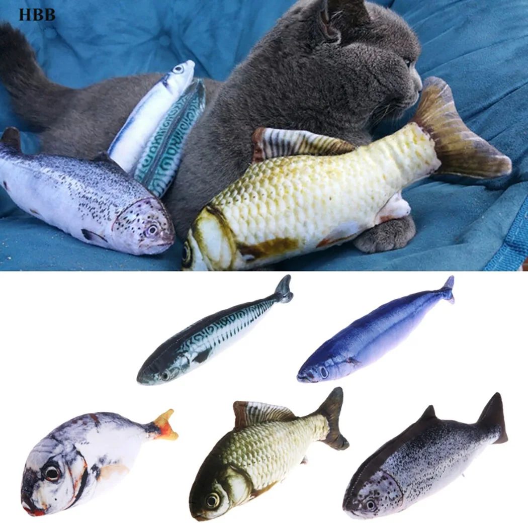 Fish Shape Pet Toy Bite Resistant Catnip Cat Chew Interaction Training Supplies |