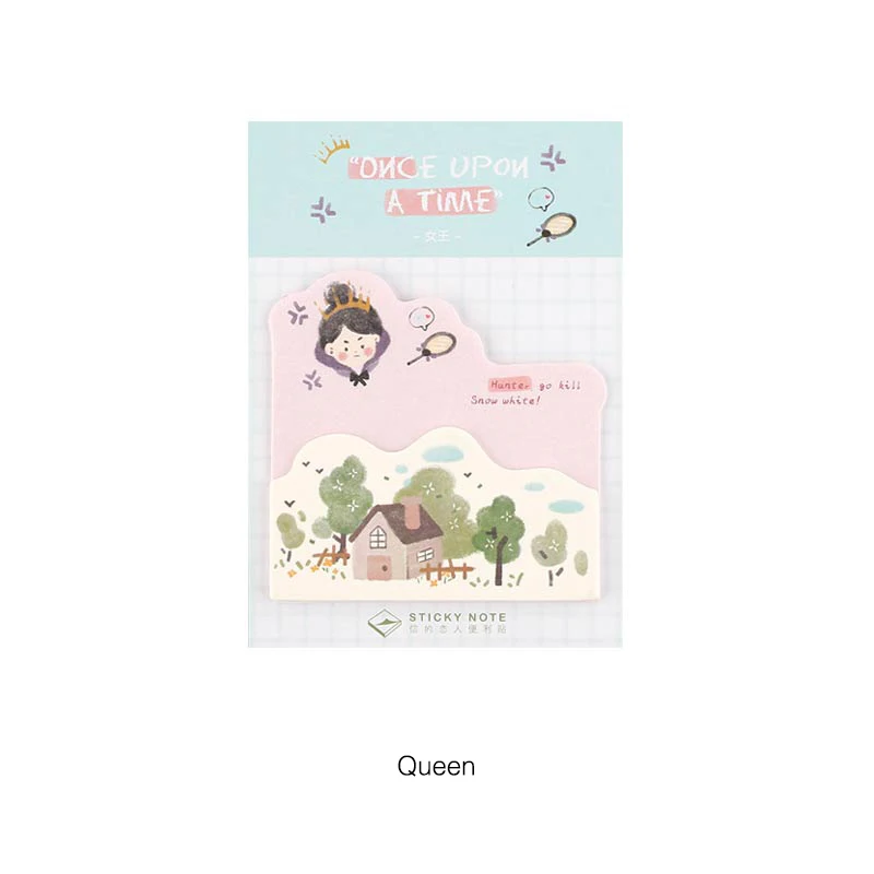 Queen Mr paper 30 шт./партия, 8 видов конструкций, милые Мультяшные сказки, город, самоклеющиеся блокноты для записей, записывающие точки, кавайные блокноты для записей, детские подарки - Цвет: Queen