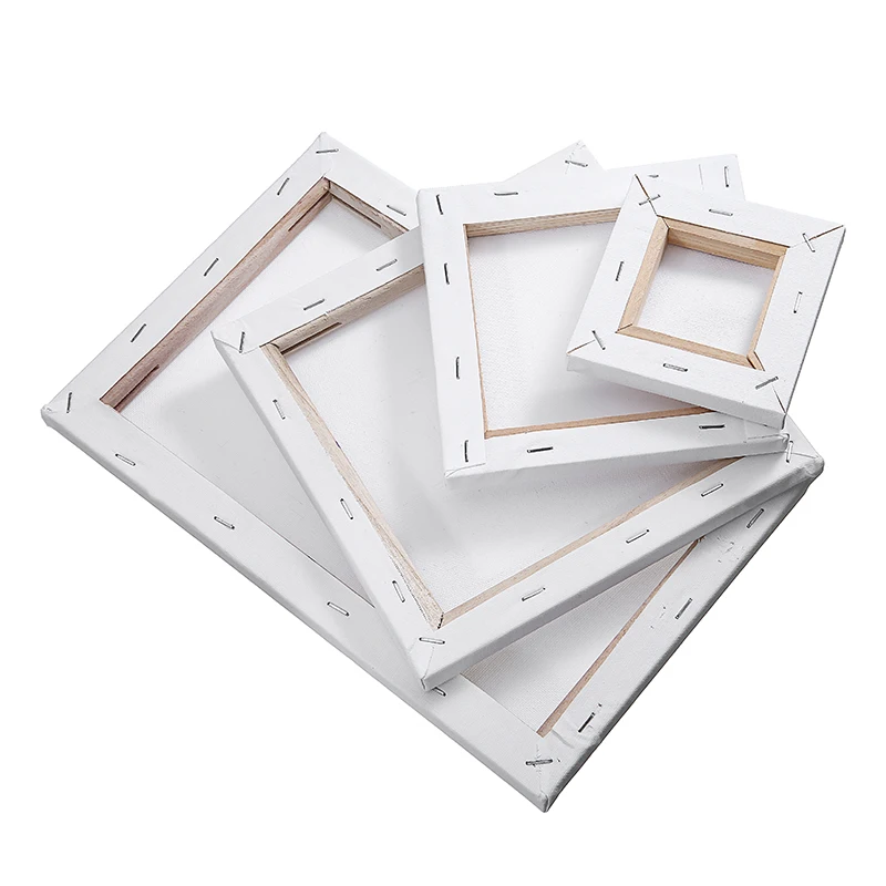 Маленькая художественная доска для рисования белая деревянная рамка пустая