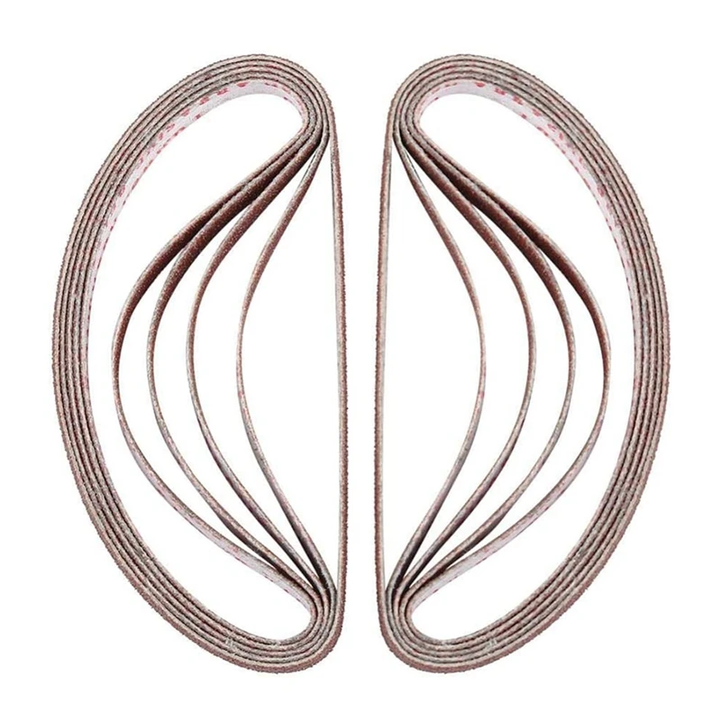 

100Pcs Abrasive Belt Fabric Abrasive Belt Polishing Coarse Abrasive Belt Used for Electric Files