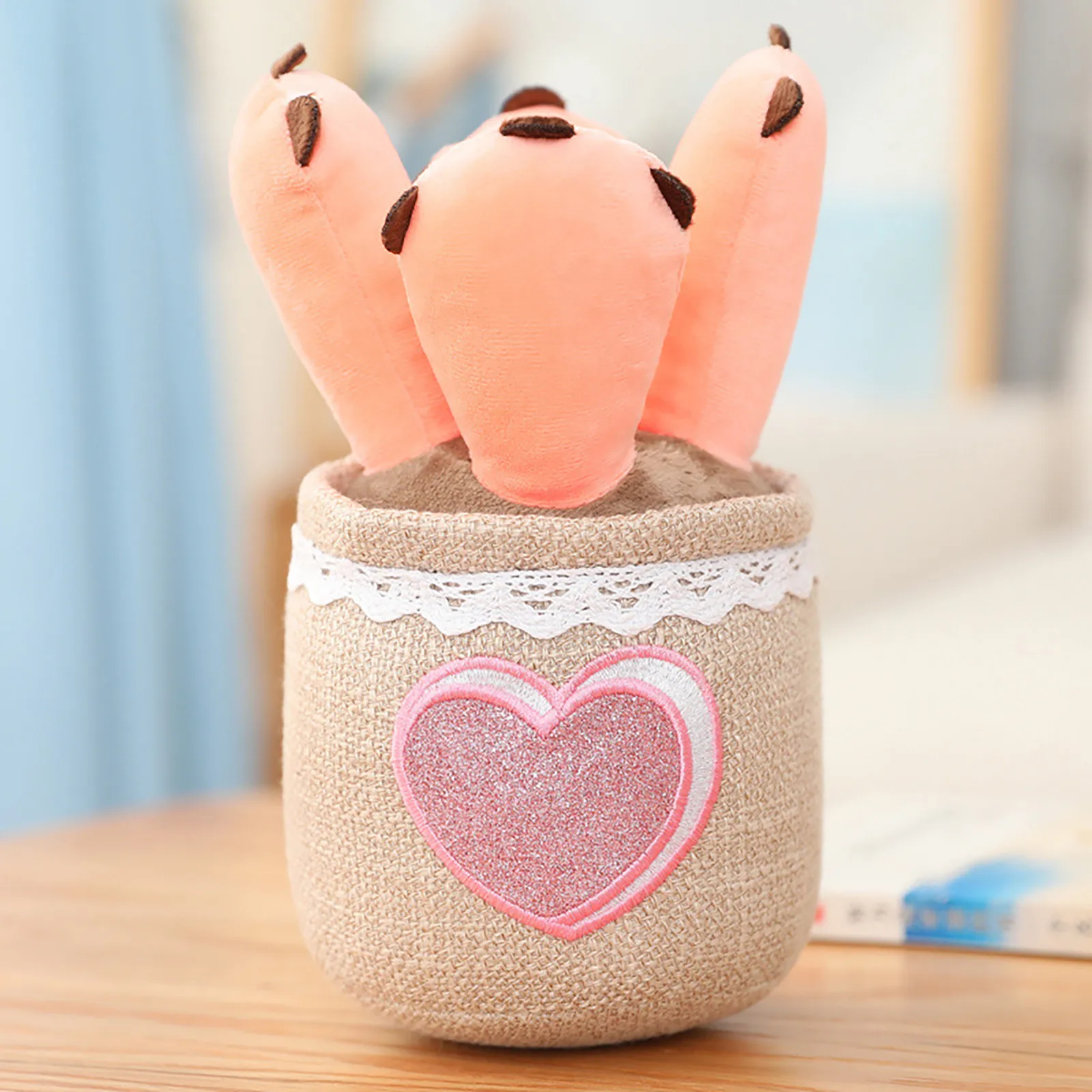 Имитация в горшке плюшевая игрушка кукла растение внутреннее украшение