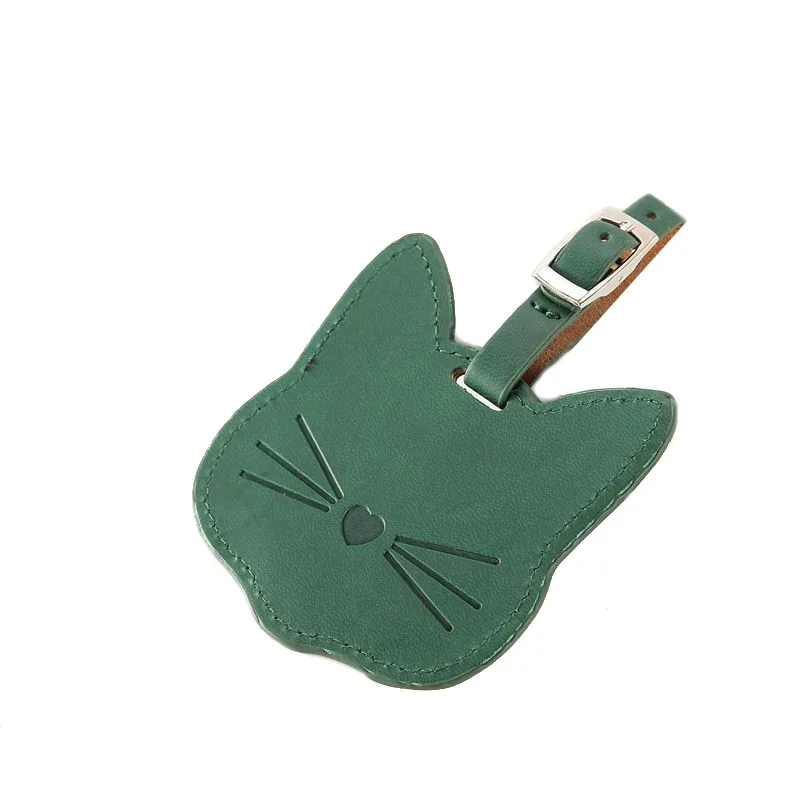 

1Pcs Lovely Cat Travel Accessories Luggage Tag Silica Gel Suitcase ID Addres Holder Baggage Boarding Tags Portable Label