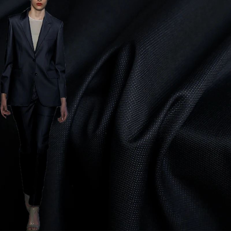 Ткани шерстяные, красные, Малиновые, темно-синие, из камвольной пряжи, материалы для одежды, женские костюмы, штаны, шитье, сделай сам