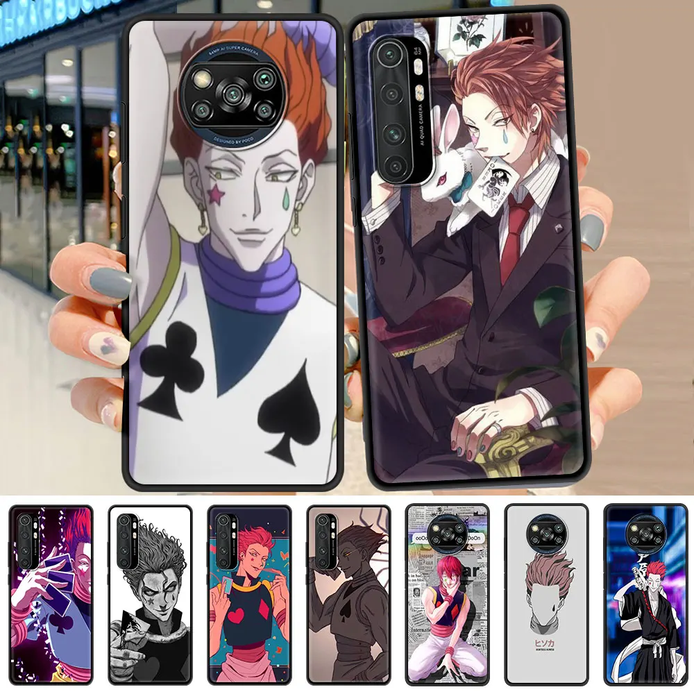 

Anime Hisoka Case For Xiaomi Mi Poco X3 NFC 10T Pro 5G M3 Note 10 Lite 9T 11 A2 F1 9 SE Black Soft ShockProof Phone Cover