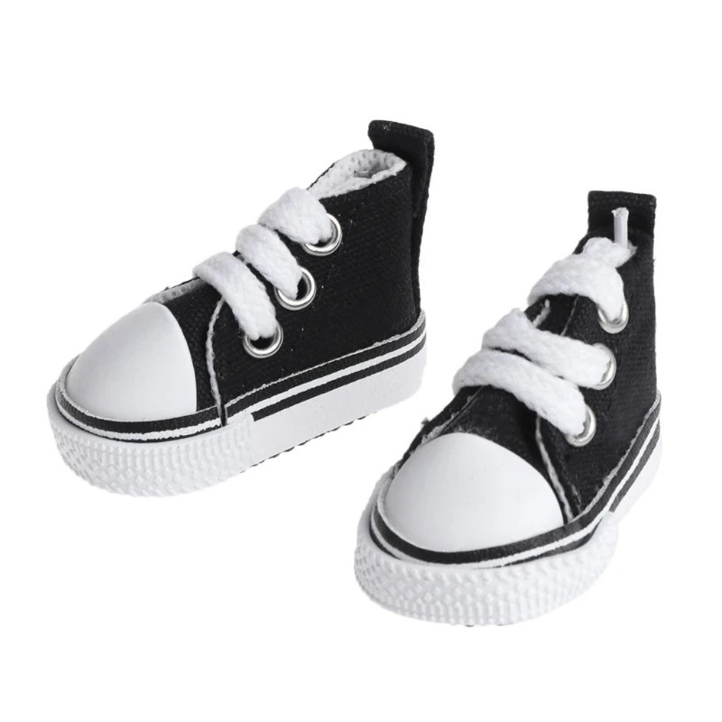 

5 см кукольная обувь аксессуары холст модные летние игрушки мини кроссовки джинсовые сапоги