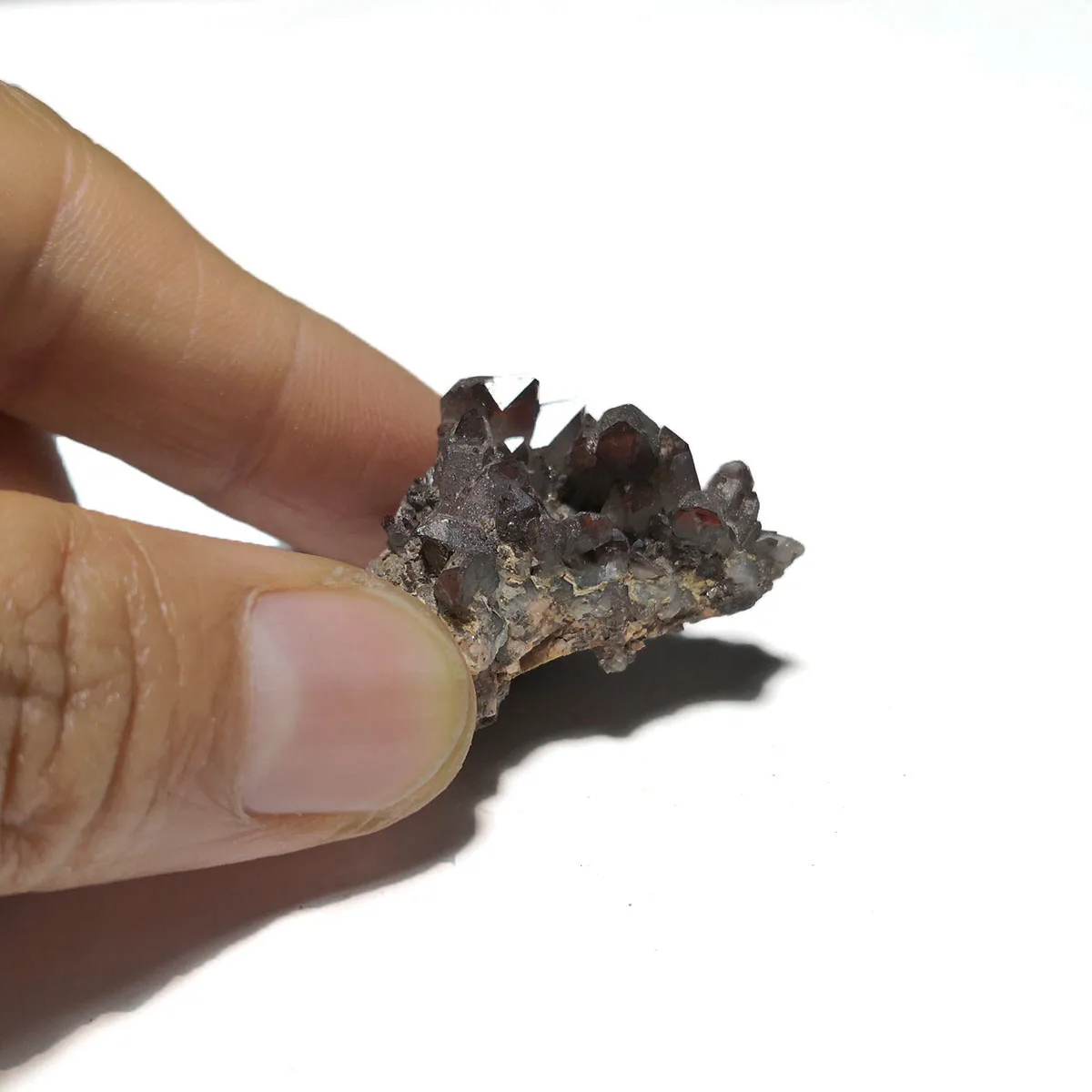 

10.1g A3-6 Natural Red Quartz Mineral Crystal Specimen Ornaments Gifts from Taiyuan Shanxi Province,China