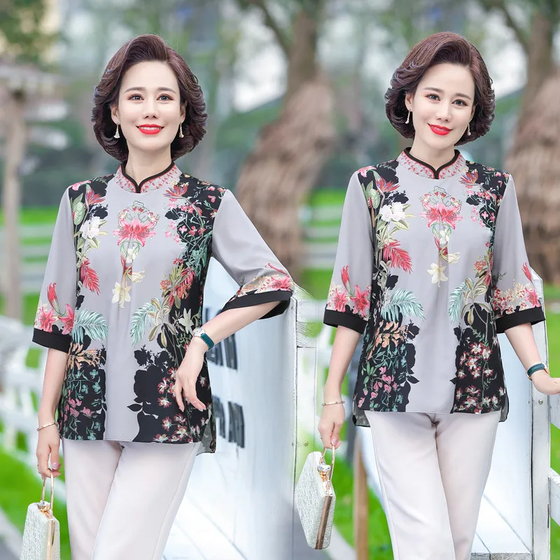 Женское традиционное платье Ципао Восточная китайская одежда Топ для женщин 2022 |