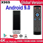 Приставка Смарт-ТВ X96S, Android, Amlogic S905Y2, DDR3, 2g16g, 4 ГБ, 32 ГБ, X96
