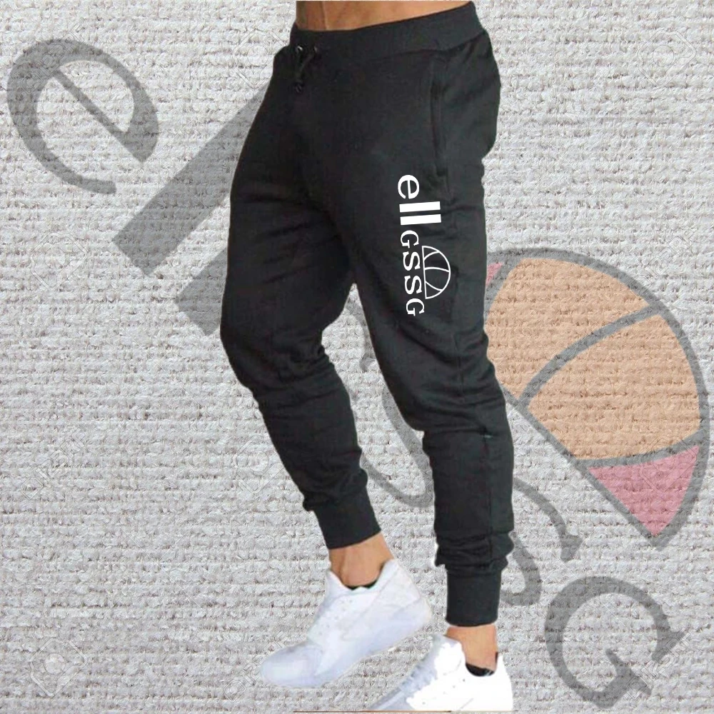 

Men's sweatpants sportswear jogging sportswear loose black gym