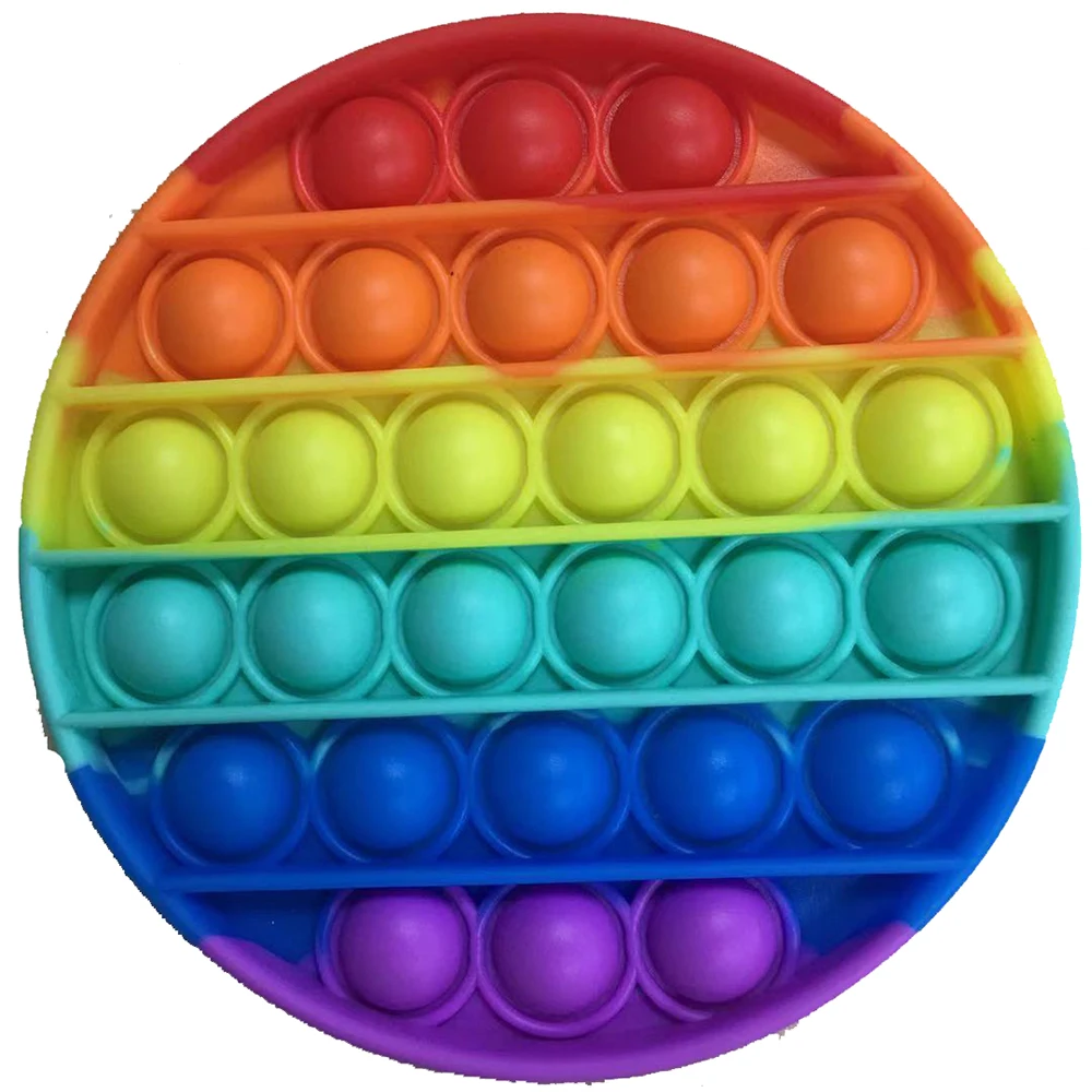 

Push Pop Bubble Sensory Toy Autism Needs Stress Reliever Toys Adult Child Funny Anti-stress and Increase Focus Soft Squeeze Toy