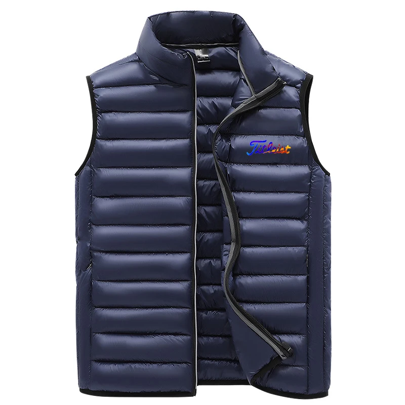 

Men's vest jacket men's new autumn warm sleeveless jacket men and women winter leisure vest vest brand clothing