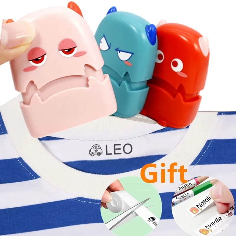 

Штамп с именем на заказ, водонепроницаемая игрушка, школьная одежда, стирка глав, не выцветает, детское имя, печать, игрушка, подарки