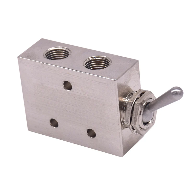 1PC Pneumatic 2 Position 5 Way Toggle Valve Switch Mechanical Hand 1/8&quotBSP Knob | Обустройство дома