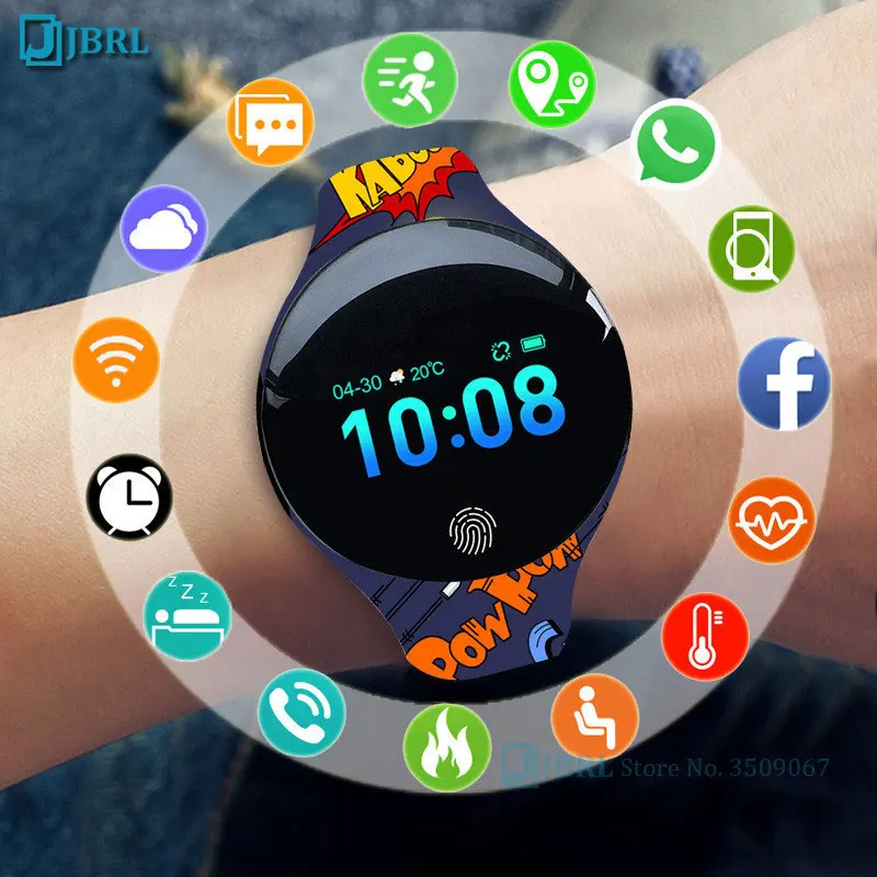 Смарт-часы детские цифровые спортивные водонепроницаемые с Bluetooth | Наручные