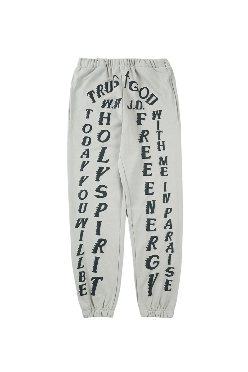 Мужские и женские тренировочные штаны Kanye сервисные брюки CPFM.XYZ с кулиской