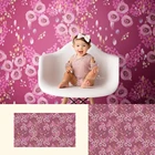 Фон для фотосъемки детей с изображением красных цветов