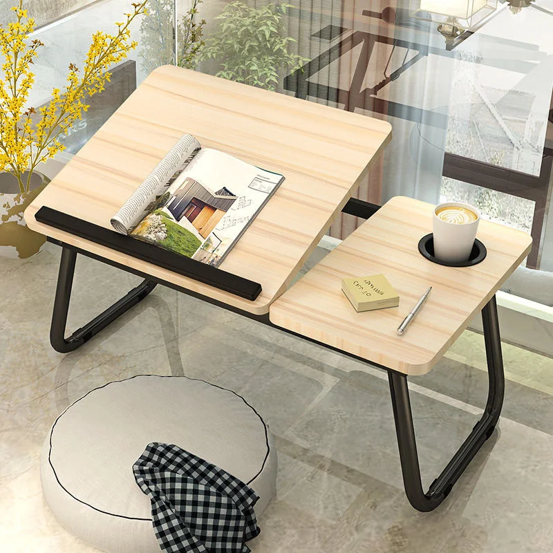 

Four-gear lifting table on the bed Folding laptop desk Adable dormitory lazy desk Small table