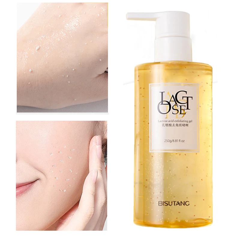 

Facial Cleansing Scrub Exfoliating Lactobionic Acid Gel Body Face Remove Dead Skin Dirt Mild Refreshing Oil Control Skin Care M