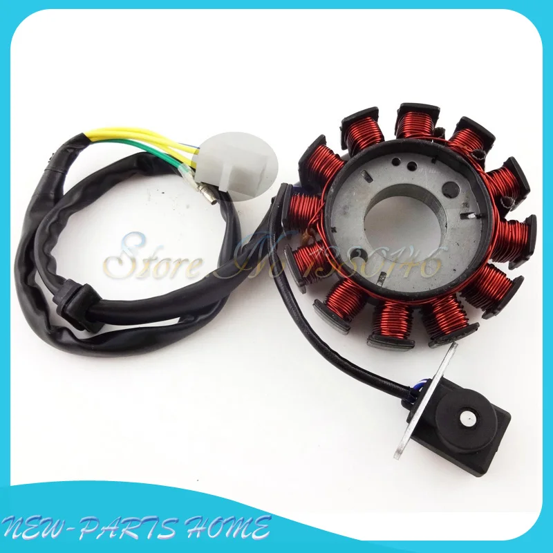 12 катушек 5 Провода Зажигания статора Магнето для GY6 125 150 cc двигателя китайский Мопед Скутер ATV