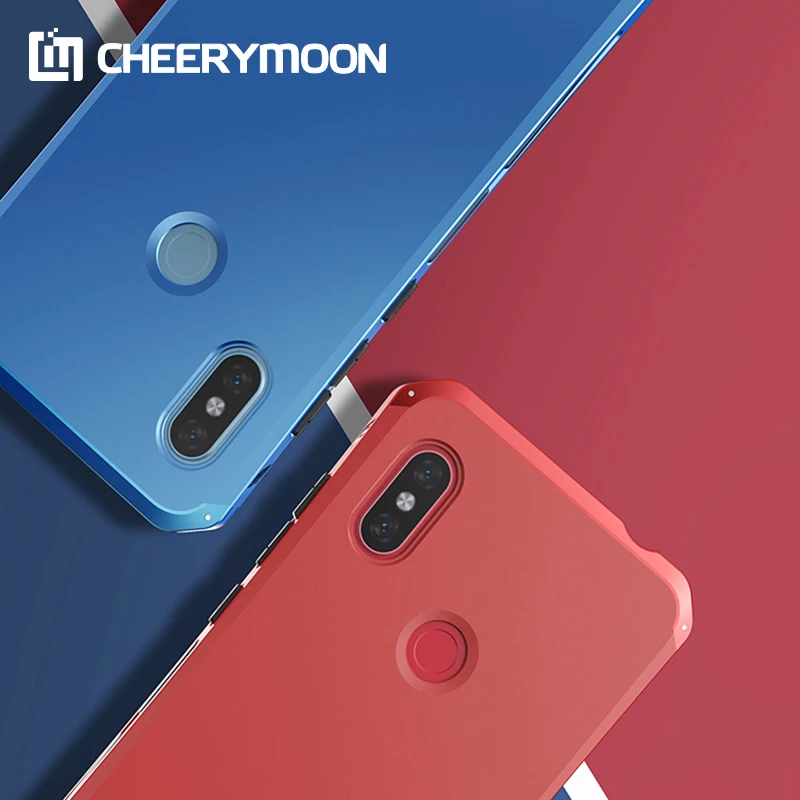 

Лидер продаж CheeryMoon! Противоударная металлическая рамка из поликарбоната для Xiaomi Redmi Note 6/Pro Note6 Note6Pro Global, чехол-бампер из алюминиевого сплава