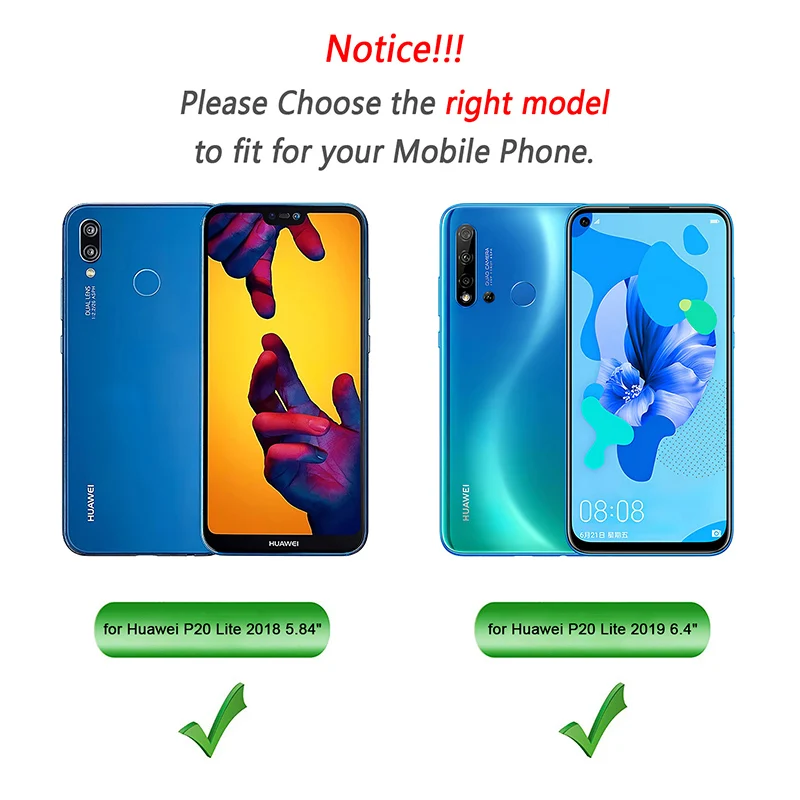 Прозрачная задняя крышка для мобильного телефона Huawei P20 Lite 2018/2019 чехол мягкий TPU
