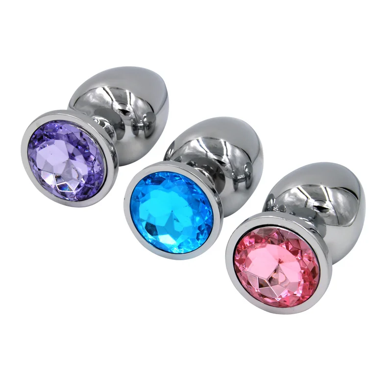 Эротическая металлическая Анальная пробка маленькая фаллоимитатор сексуальные