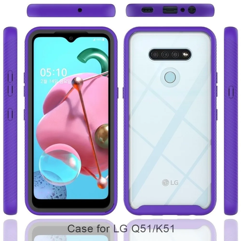 

Phone Case For LG Stylo 5 6 Harmony 4 G8X K22 G8 V60 V50S V50 Thinq Luxury 2 in 1 Anti-drip Shockproof Heavy Protection PC Cover