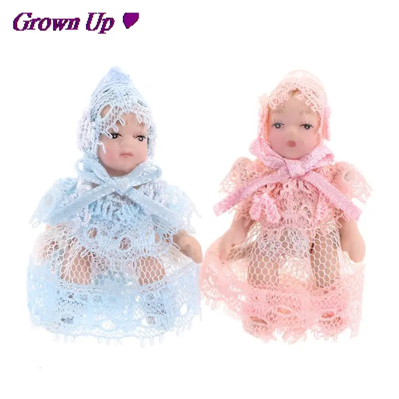 Miniature Cute 1 Pc Miniatures Doll Model Baby People Body Joints Moveable 1:12 Dollhouse | Игрушки и хобби