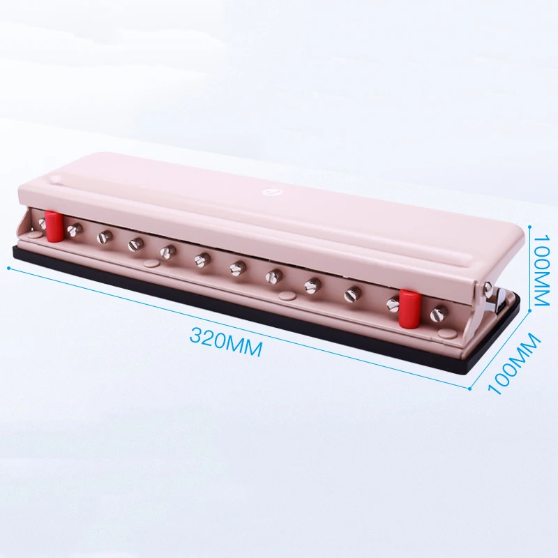 Дырокол с 12 отверстиями рычаг для отверстий в грибах регулируемый