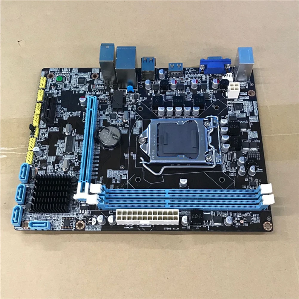Микро ATX LGA 1156 материнская плата DDR3 ПАМЯТЬ VGA HDMI для Intel H55 LGA1156 I3 I5 I7 ЦП Xeon