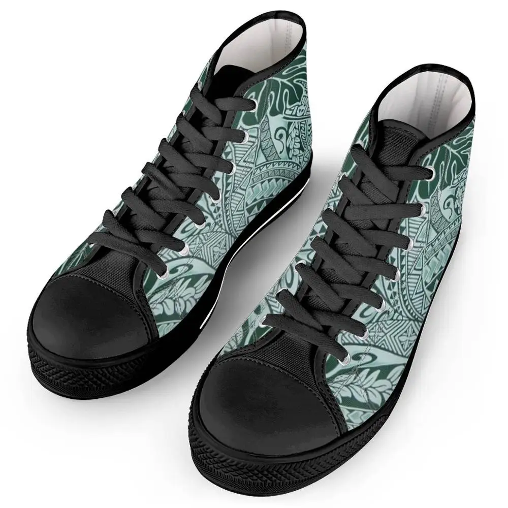 

HOT Women Sneakers 2020 Fashion Breathble Vulcanized Shoes Polynesia style Women Pu leather Platform Shoes Women Lace up Casual