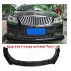 Новый Регулируемый универсальный автомобильный сплиттер для переднего бампера, комплект для губ, спойлер, диффузор для губ для BMW, Benz, Audi, VW, Subaru