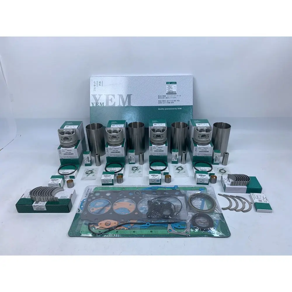 

New Aftermaket Engine Part 4TNE100 Overhual Kit With Bearings Cylinder Piston Ring Liner Gasket Set For Yanmar