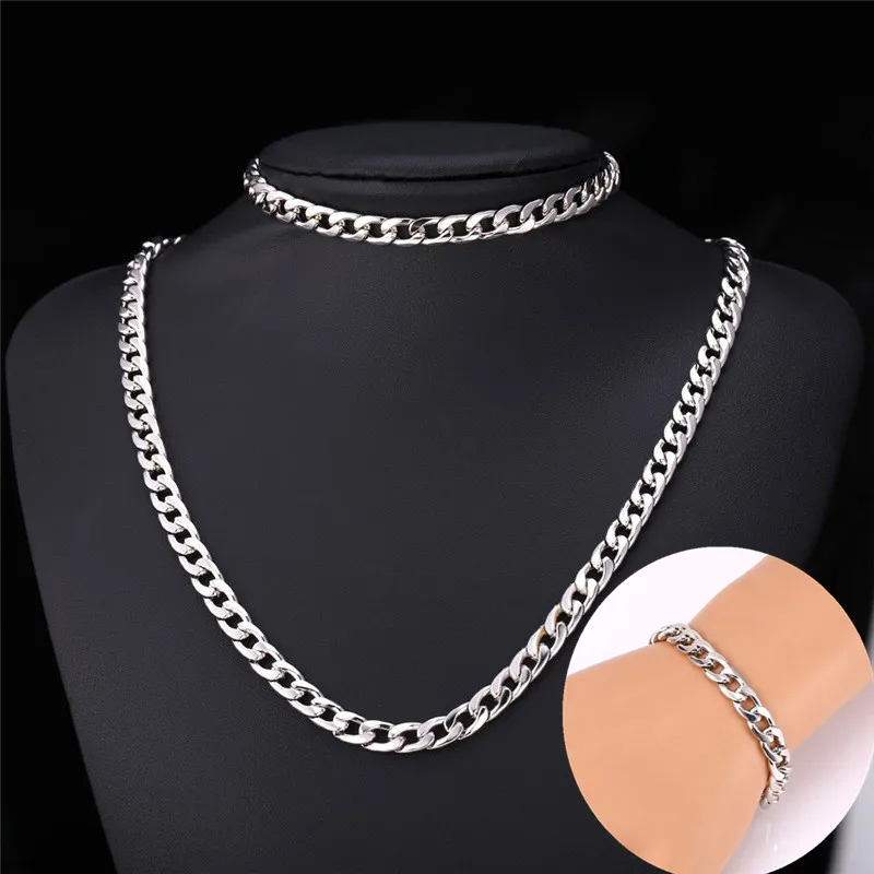

1/2/5PCS Hip Hop Folded Chain Necklace Crucifix Alloy Suit For Unisex 2020 New Jewelry