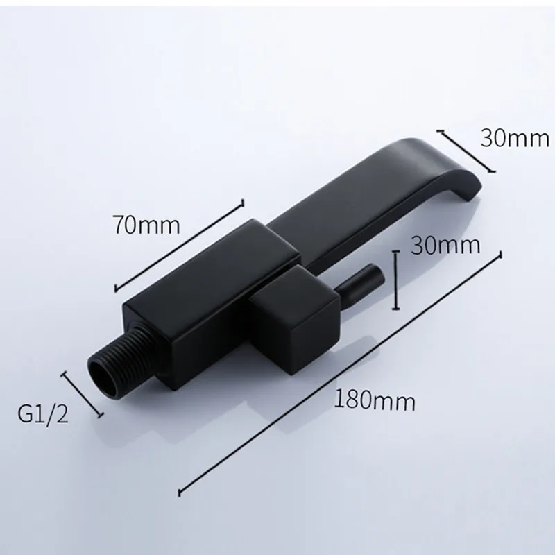 Кран для ванной комнаты настенный умывальник одиночный кран холодной воды