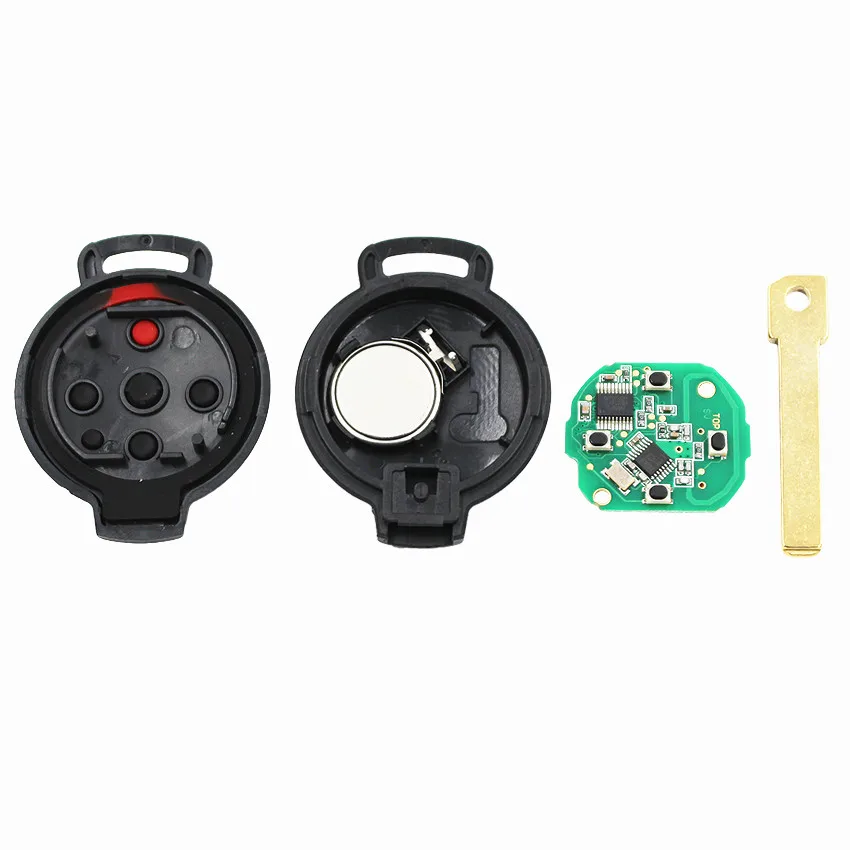 3 + 1/4 кнопок Φ 315 МГц id46 чип для Benz Smart Fortwo 2005 2015 FCC ID: KR55WK45144|buttons buttons|button 4button remote |