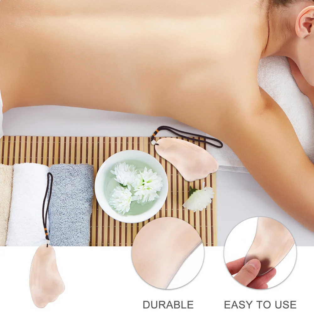 

1Pc Facial Scraping Board Plate Body Tool (Assorted Color)