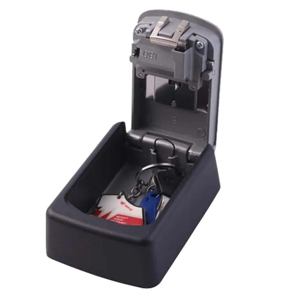 Key Safe Box 4 Digit Combination Password Keys Storage Organizer Case Wall Mounted Home Security Lock Tool Metal | Безопасность и