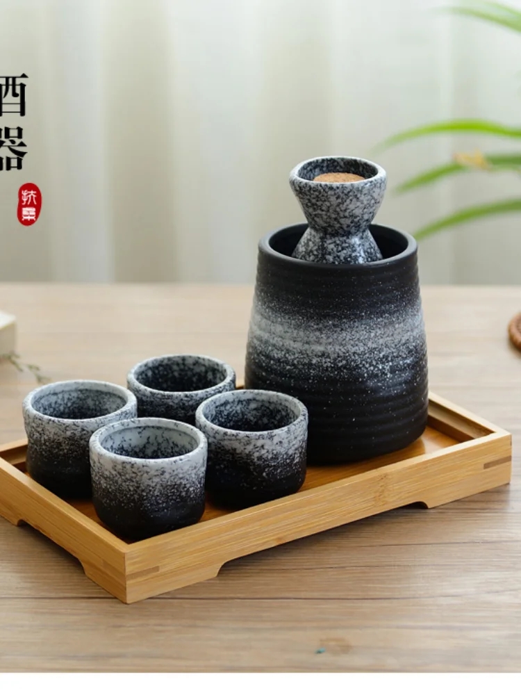 

Japanese Ceramic Sake Set Wine Warmer Antique Sake Set Drink Dispenser Classic Vintage Decantador Vino Bar Accessories LH50JH
